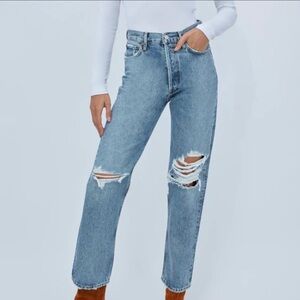 Agolde ripped 90s pinch jeans